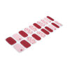 Love blossom semicured dark red nails