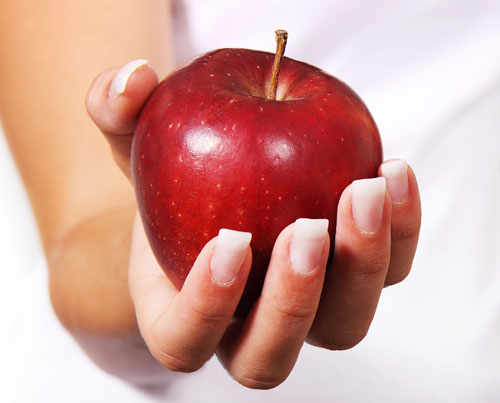 Healthy natural nails with semicured gel nails